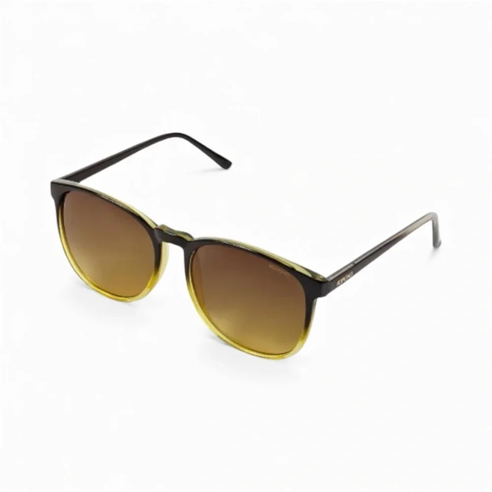 Komono Black Gold Sunglasses NEW Ombré UV400 Urkel Ecpressionist